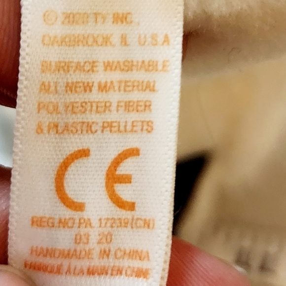 TY TUNDRA WHITE Bengal TIGER SMALL PLUSH Stuffed ANIMAL 100% VelveTY 2020 EUC - Picture 9 of 10